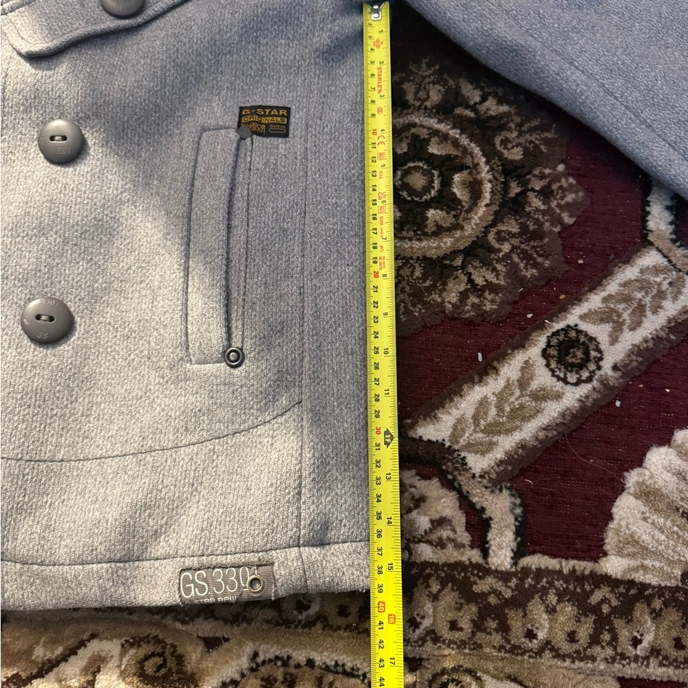 G-Star Men's Gray Wool Military Jacket - Picture 11 of 13